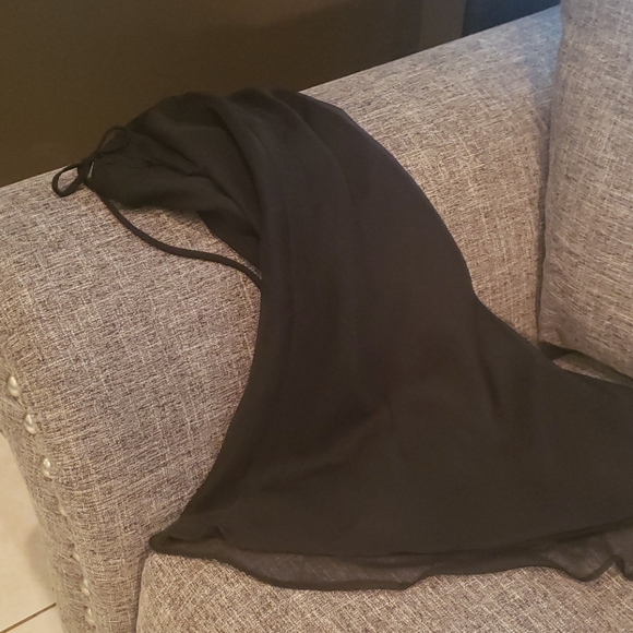 Rampage Black Chiffon  Skirt, Size 9 - Picture 3 of 5